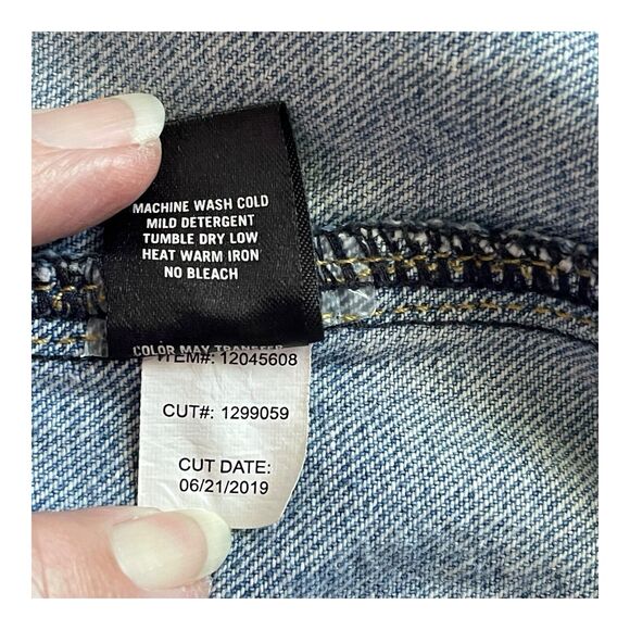 Hot Topic Light Wash Indigo Blue Denim Jacket Men’s Size XL - Picture 7 of 8